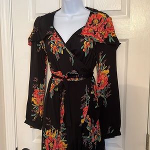 ASOS Floral Maxi Wrap Dress - Size 10 US - Like New